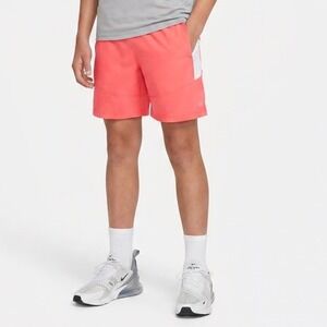 DSG Boys All Sport Short Cabana Coral Pure White XL 18 NEW
